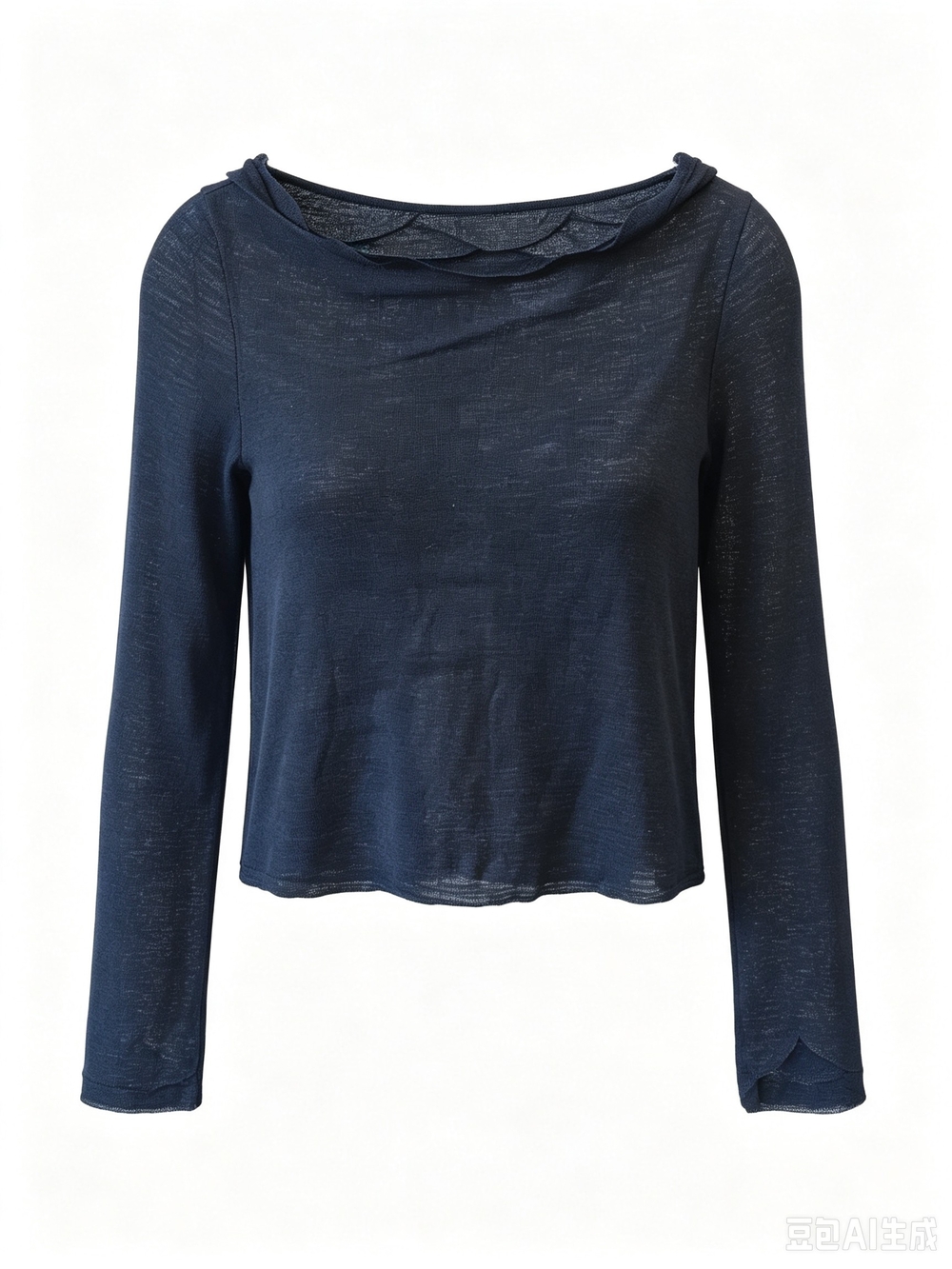Chanel black knit top